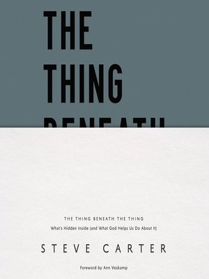 The Thing Beneath the Thing - Audiobook